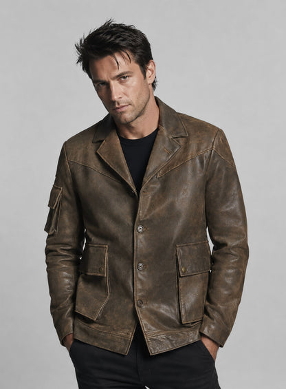 Scott Speedman Underworld: Evolution Leather Blazer