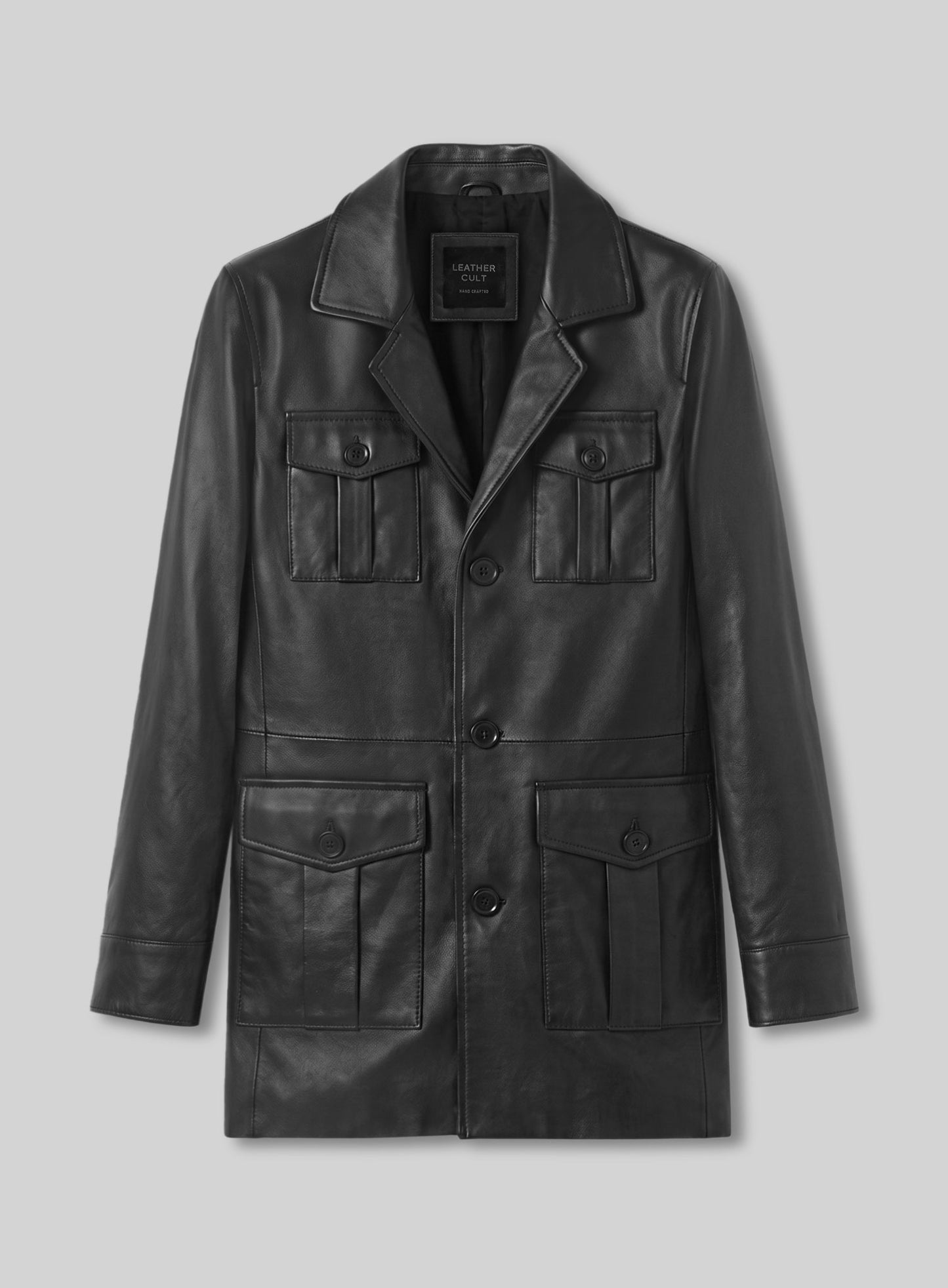 Scout Leather Trench Coat