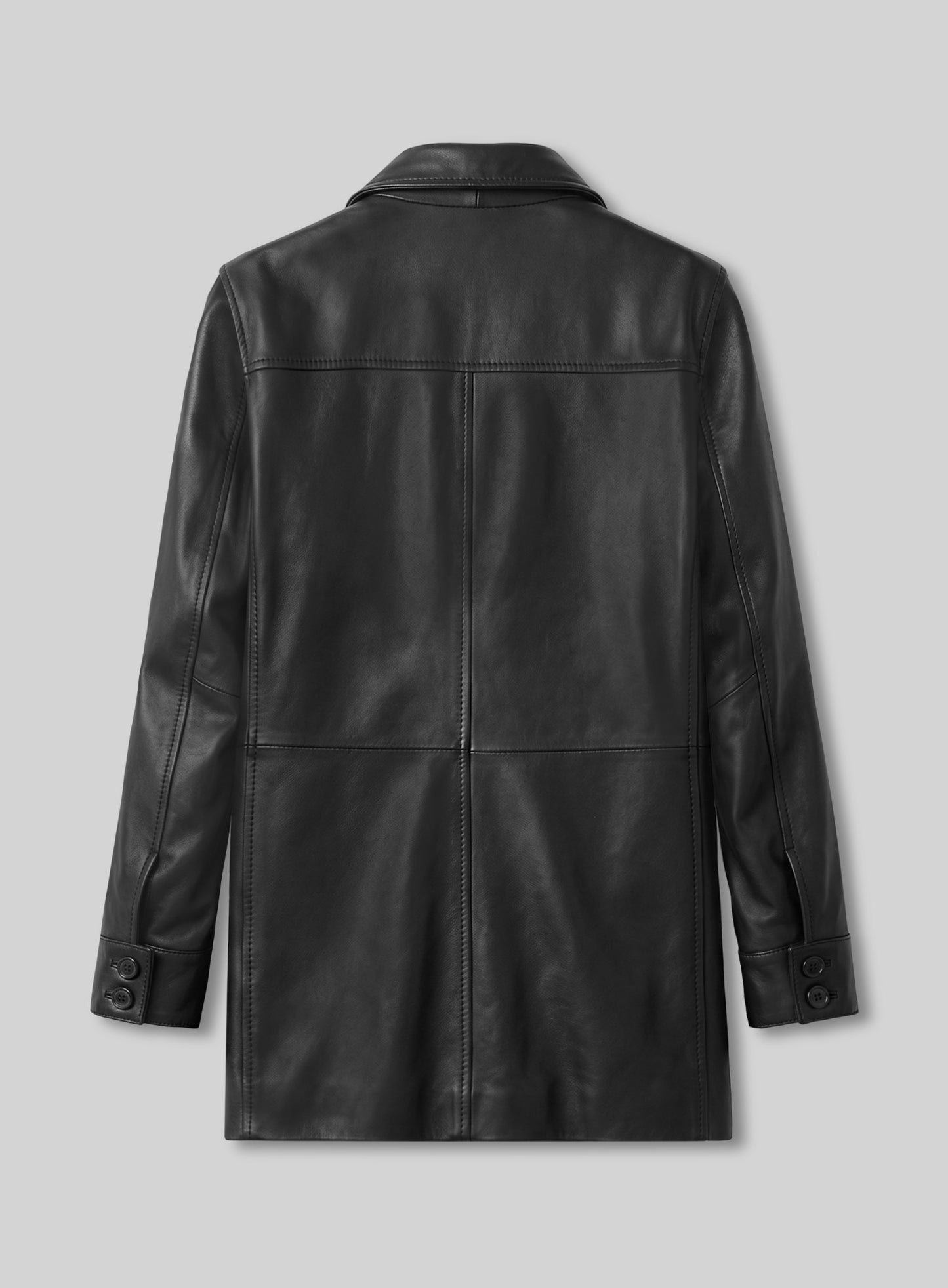 Scout Leather Trench Coat