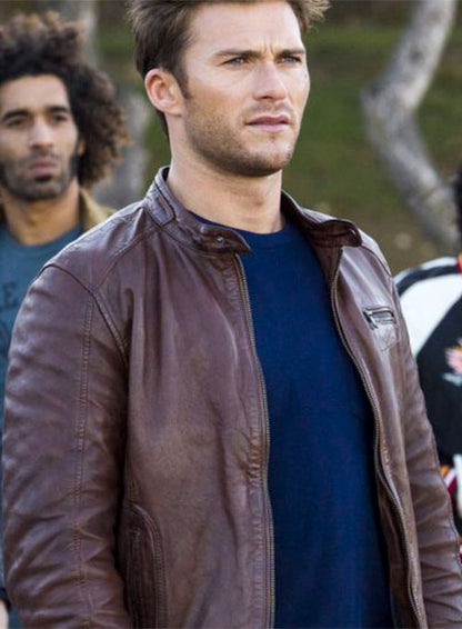 Scott Eastwood Overdrive Leather Jacket - LeatherCult
