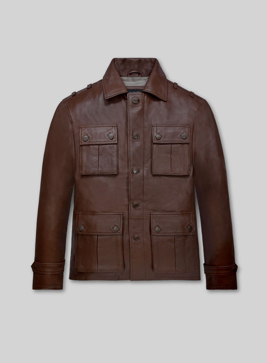 Sebastian Stan A Different Man Leather Jacket