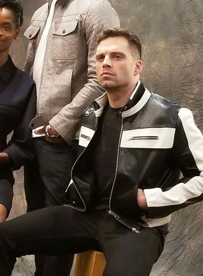 Sebastian Stan Leather Jacket - LeatherCult