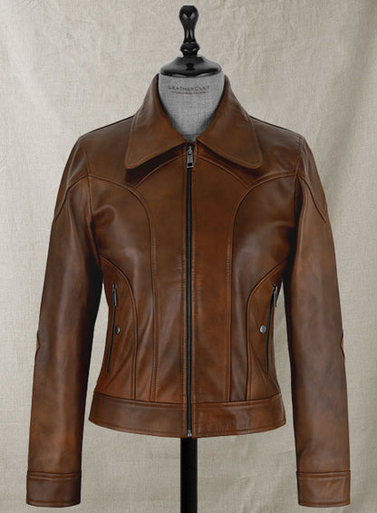 Selena Gomez Coach SS18 Leather Jacket - LeatherCult