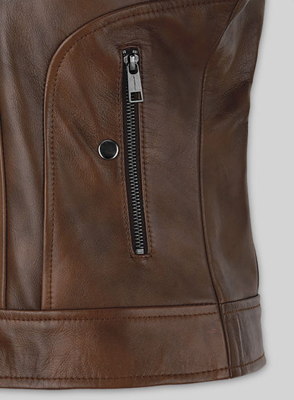 Selena Gomez Coach SS18 Leather Jacket