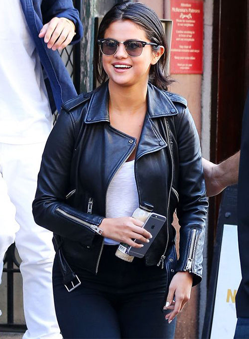 Selena Gomez New York Leather Jacket - LeatherCult
