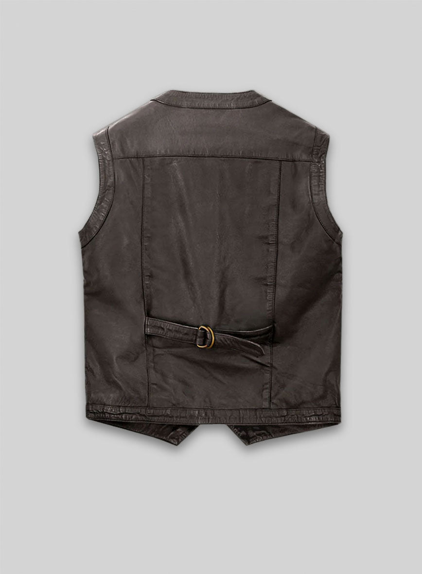 Soft Louis Brown Washed & Wax Chris Pratt Jurassic World Vest