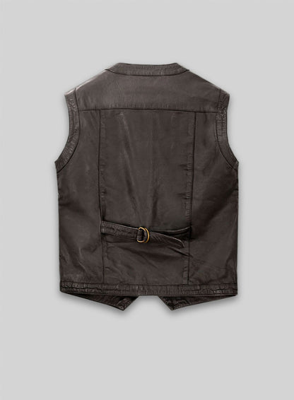 Soft Louis Brown Washed & Wax Chris Pratt Jurassic World Vest