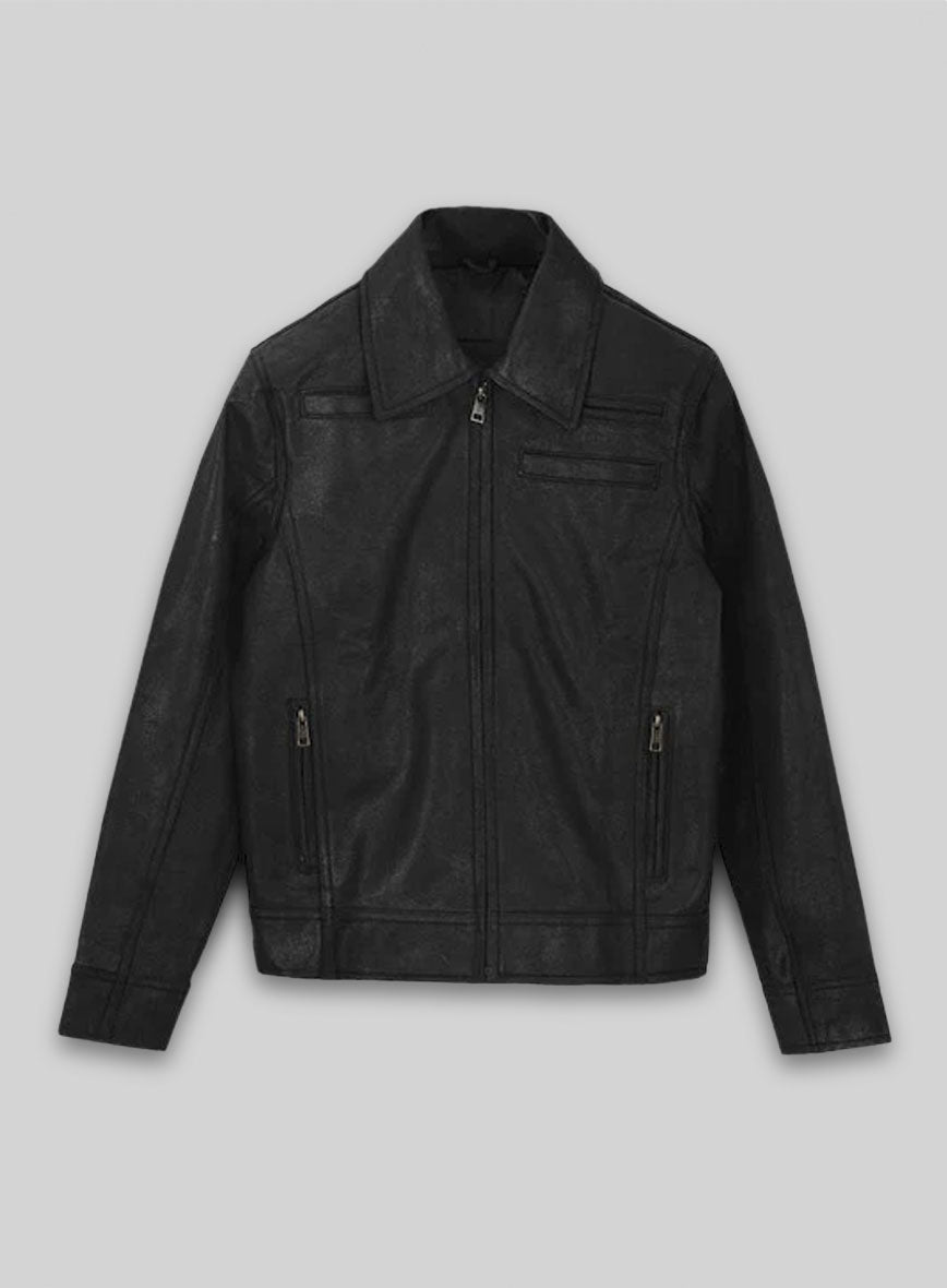 Shiny Cocktail Black Joseph Gordon Looper Leather Jacket
