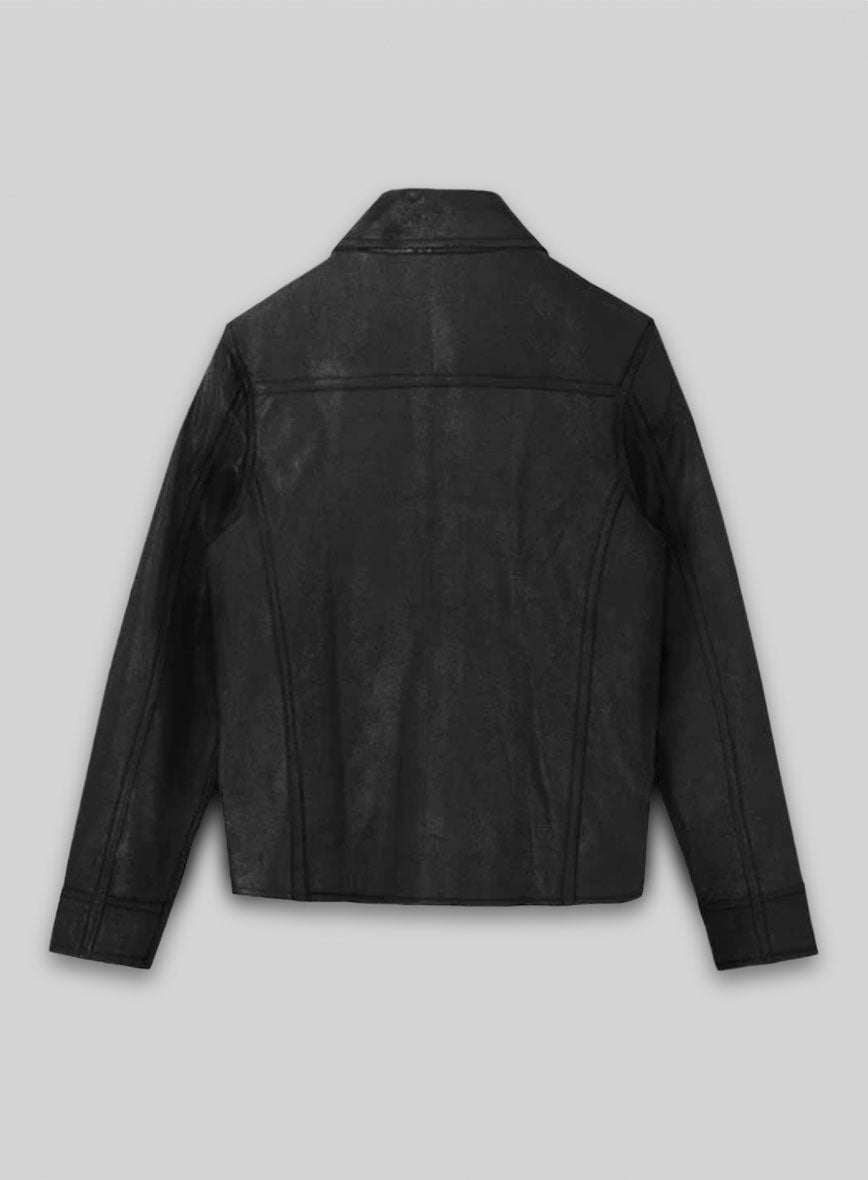 Shiny Cocktail Black Joseph Gordon Looper Leather Jacket