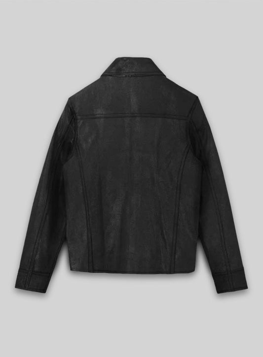 Shiny Cocktail Black Joseph Gordon Looper Leather Jacket