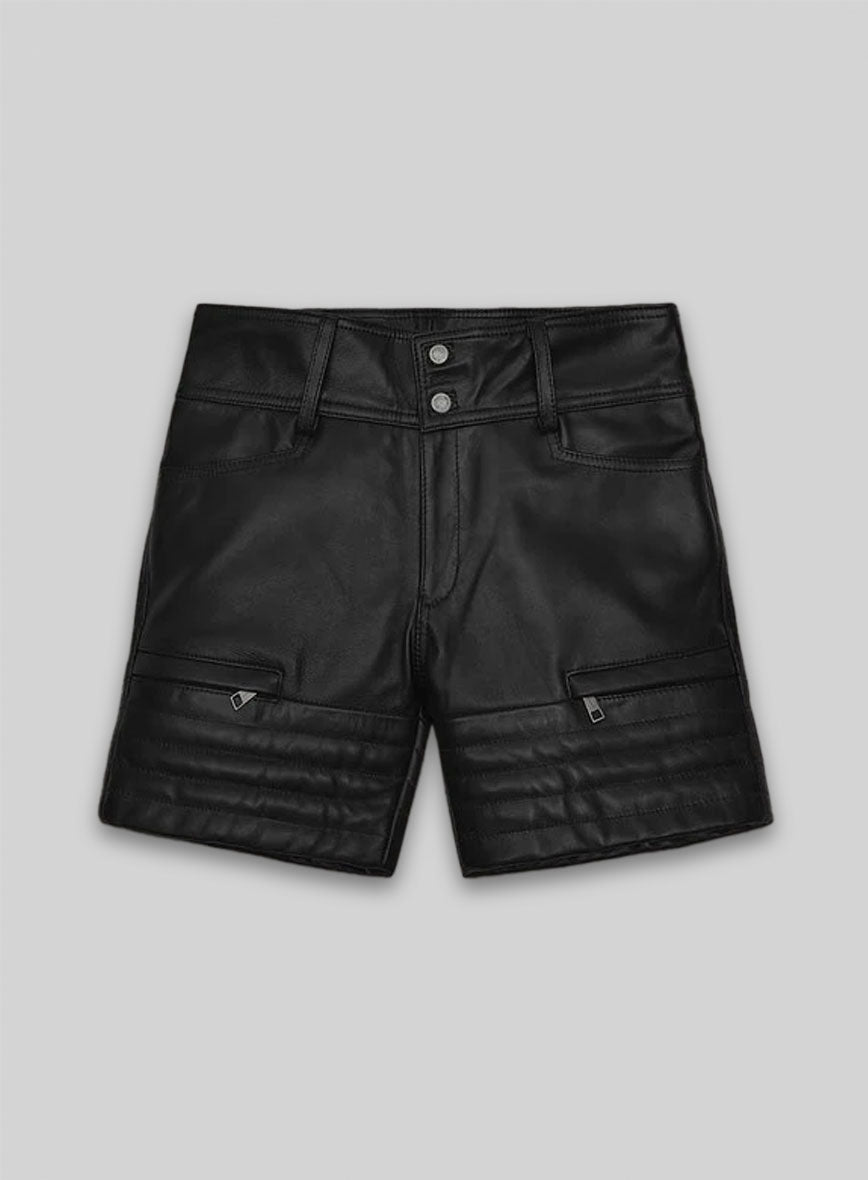 Leather Cargo Shorts Style # 361
