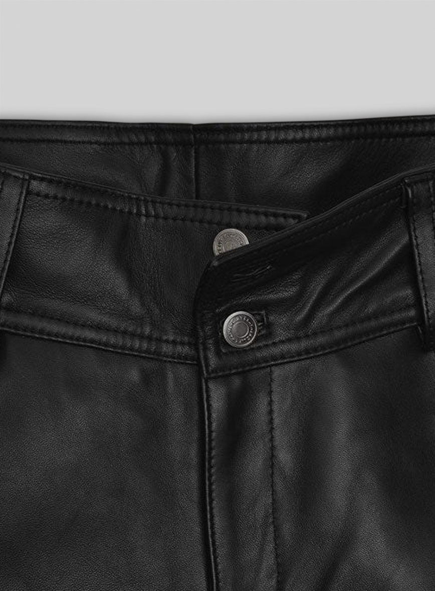 Leather Cargo Shorts Style # 361
