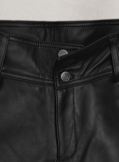 Leather Cargo Shorts Style # 361 - LeatherCult