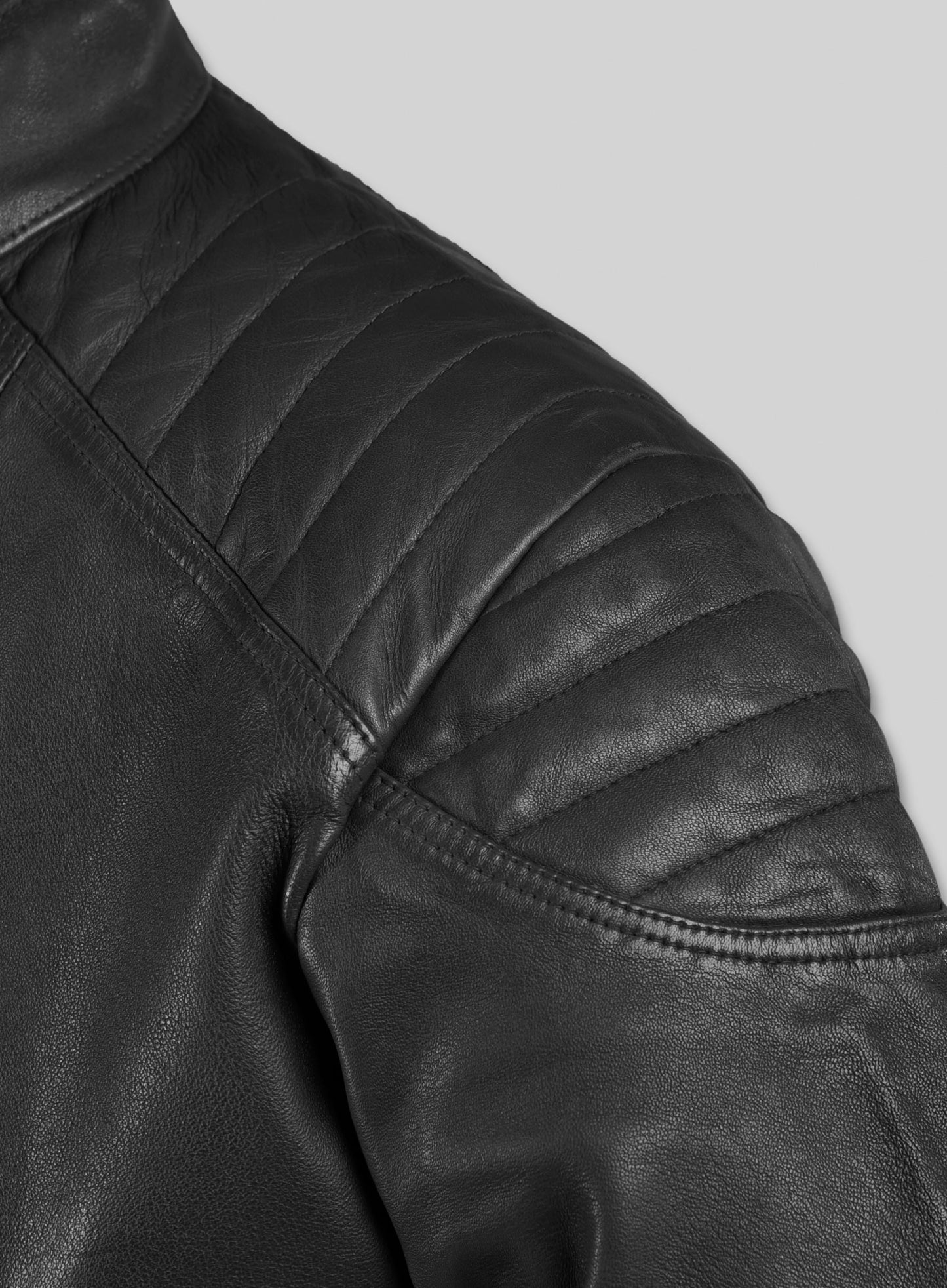 Shotgun Black Moto Leather Jacket