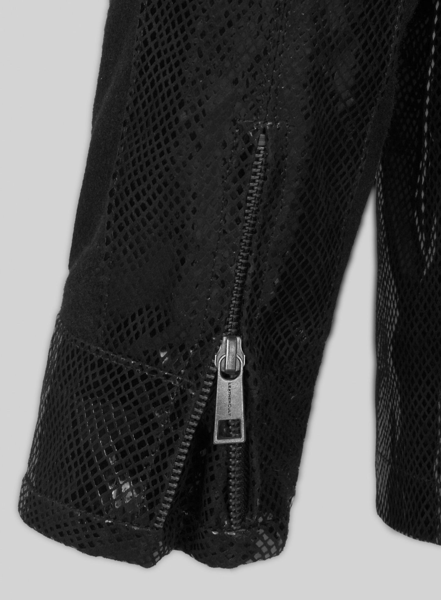 Snake Emboss Black Avengers Age of Ultron Leather Jacket