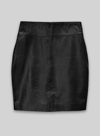 Sofia Vergara Leather Skirt
