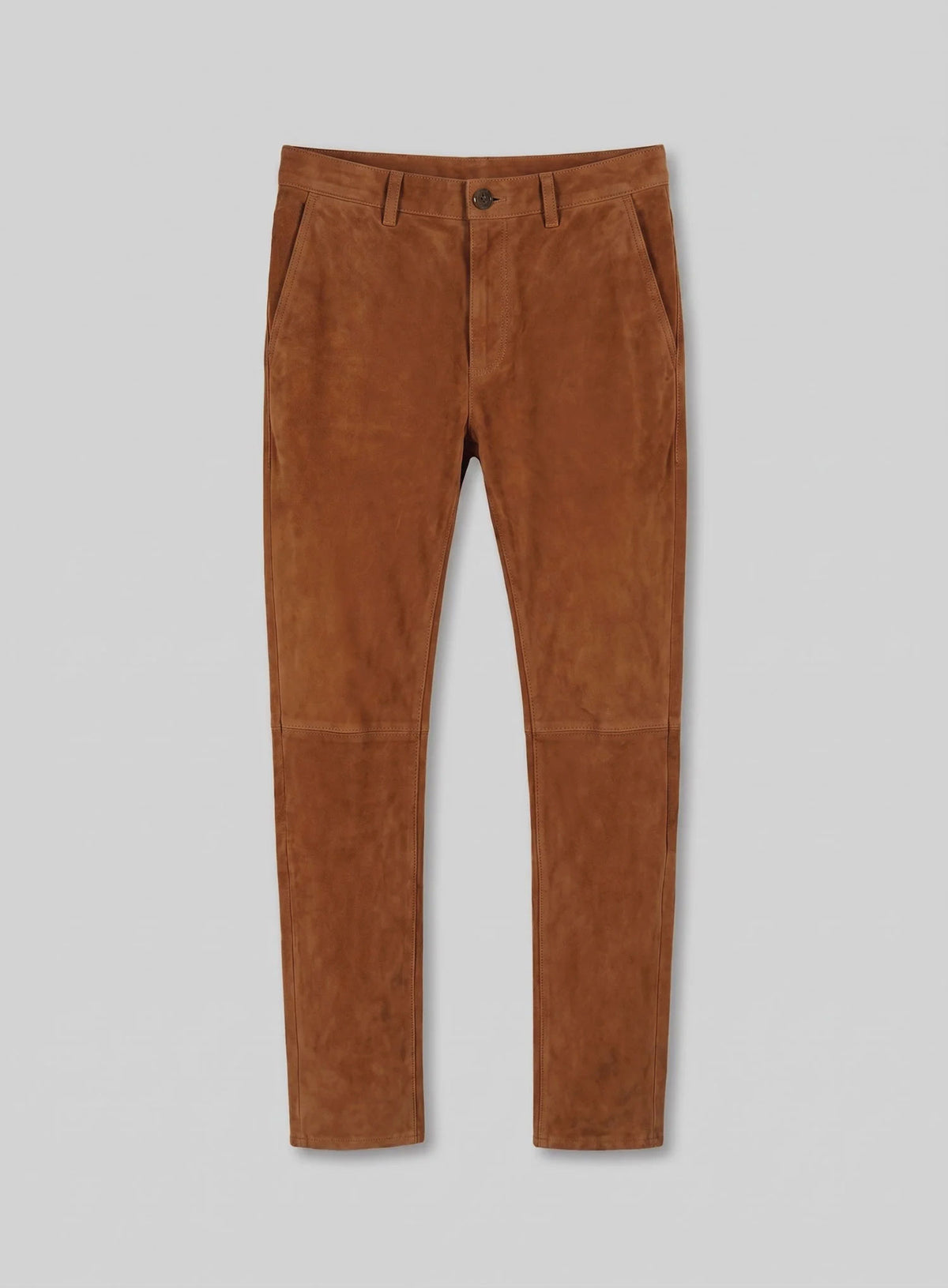 Caramel Field Pocket Suede Leather Suit