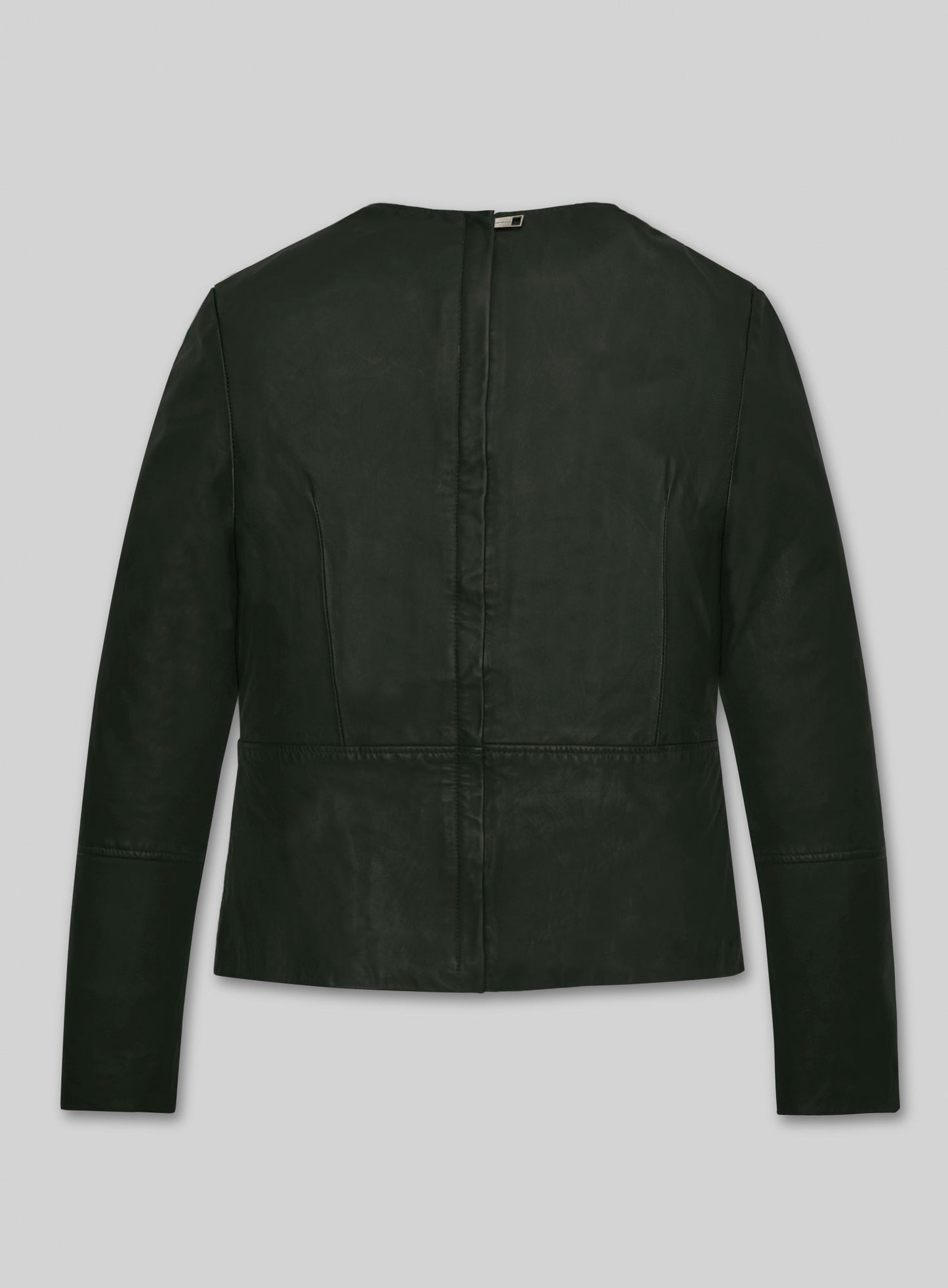 Deep Olive Lambskin Leather Top Style # 63