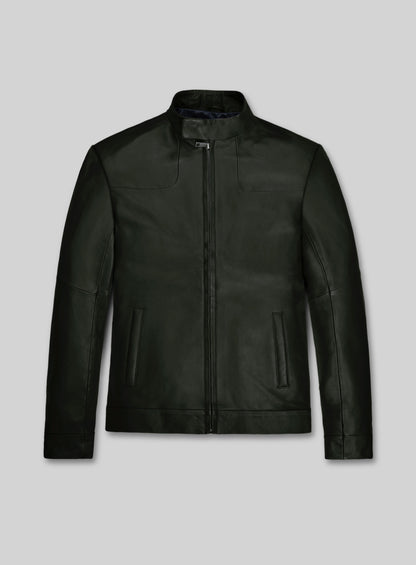 Deep Olive Tom Cruise Fallout Lambskin Leather Jacket