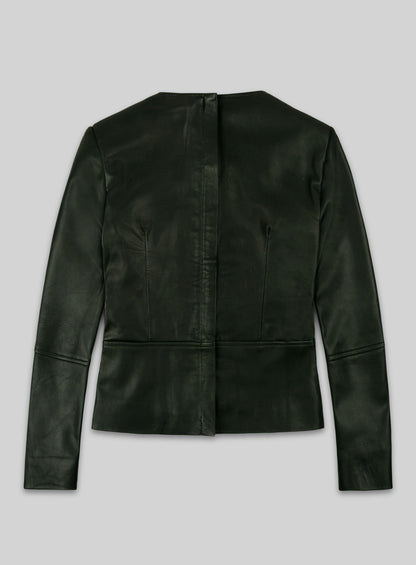 Soft Deep Olive Leather Top Style # 63