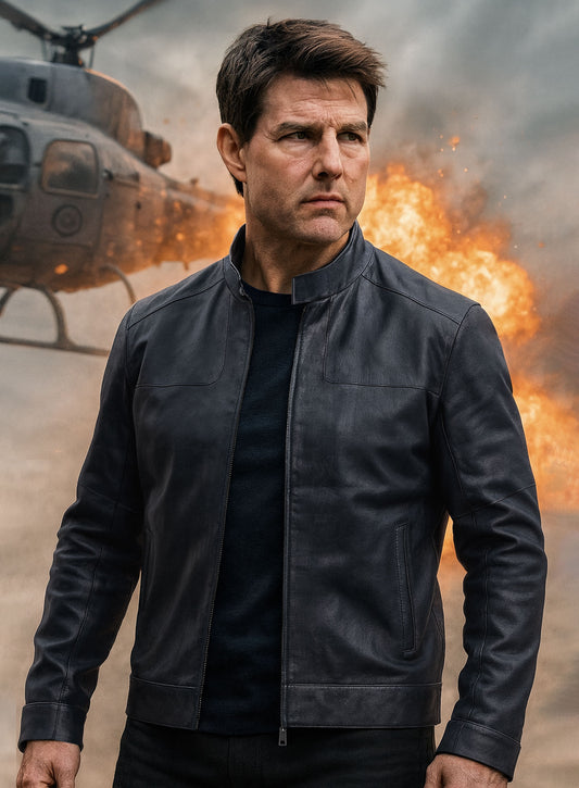 Tom Cruise Mission Impossible Fallout Leather Jacket