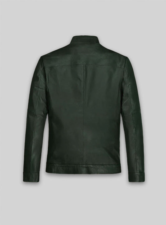 Soft Deep Olive Tom Cruise Fallout Leather Jacket