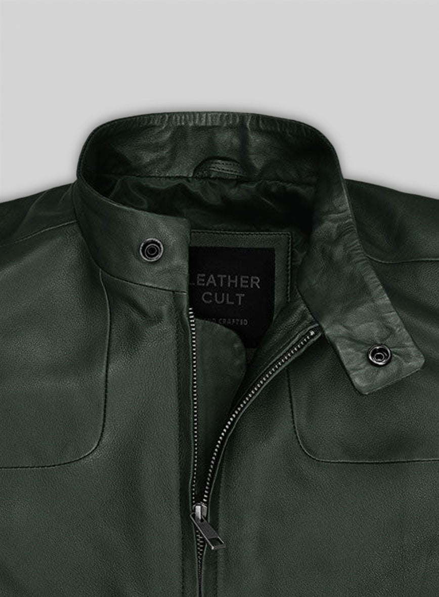 Soft Deep Olive Tom Cruise Fallout Leather Jacket
