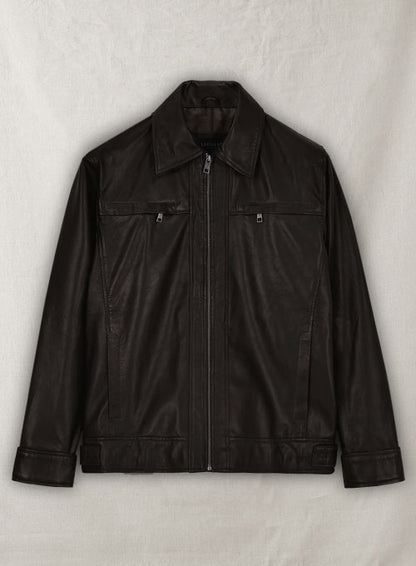 Soft Dark Brown Don Cheadle Traitor Leather Jacket - LeatherCult