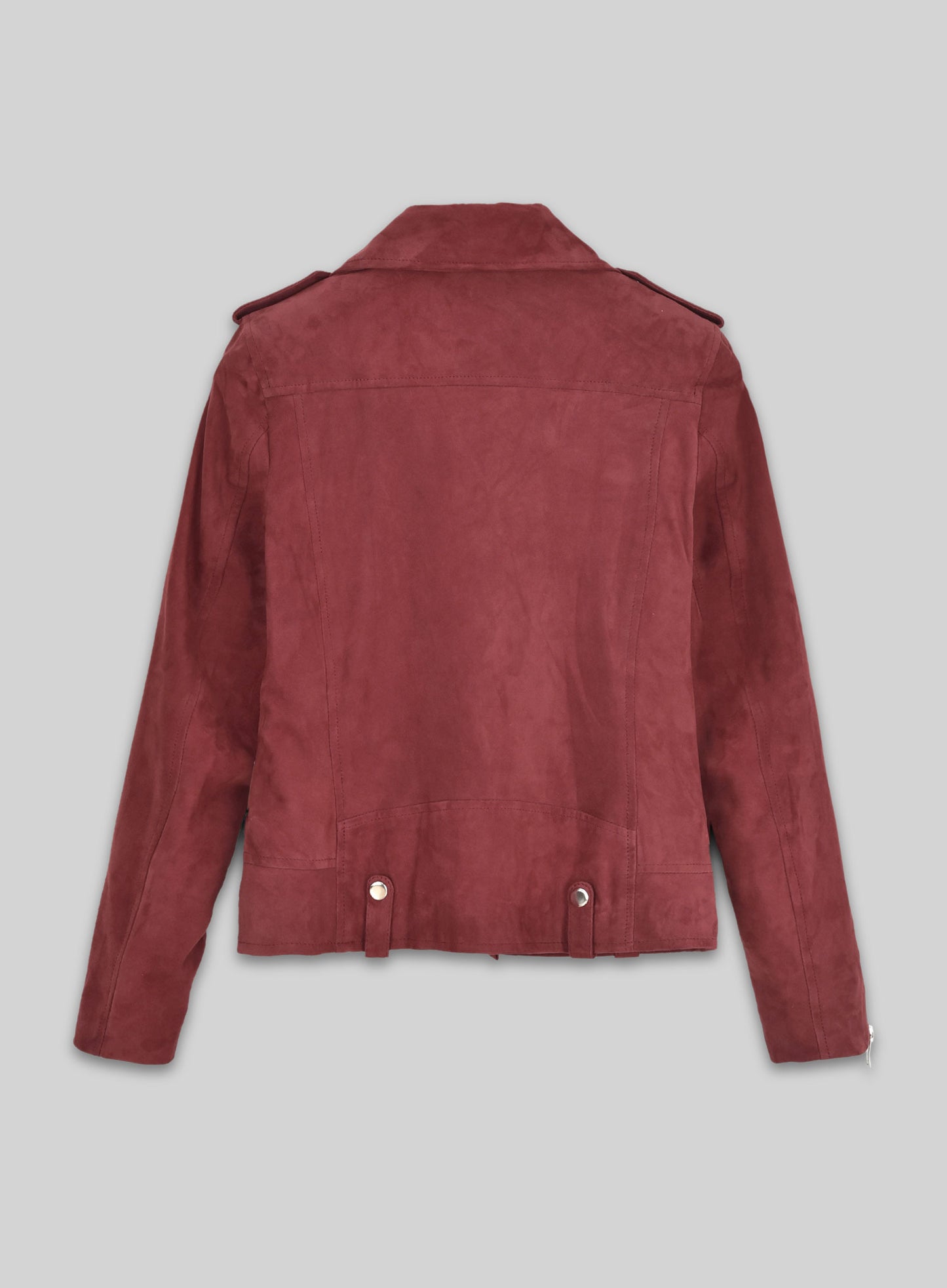 Soft French Red Suede Meghan Markle Leather Jacket