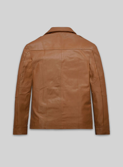 Soft Hunter Tan Leather Jacket # 621