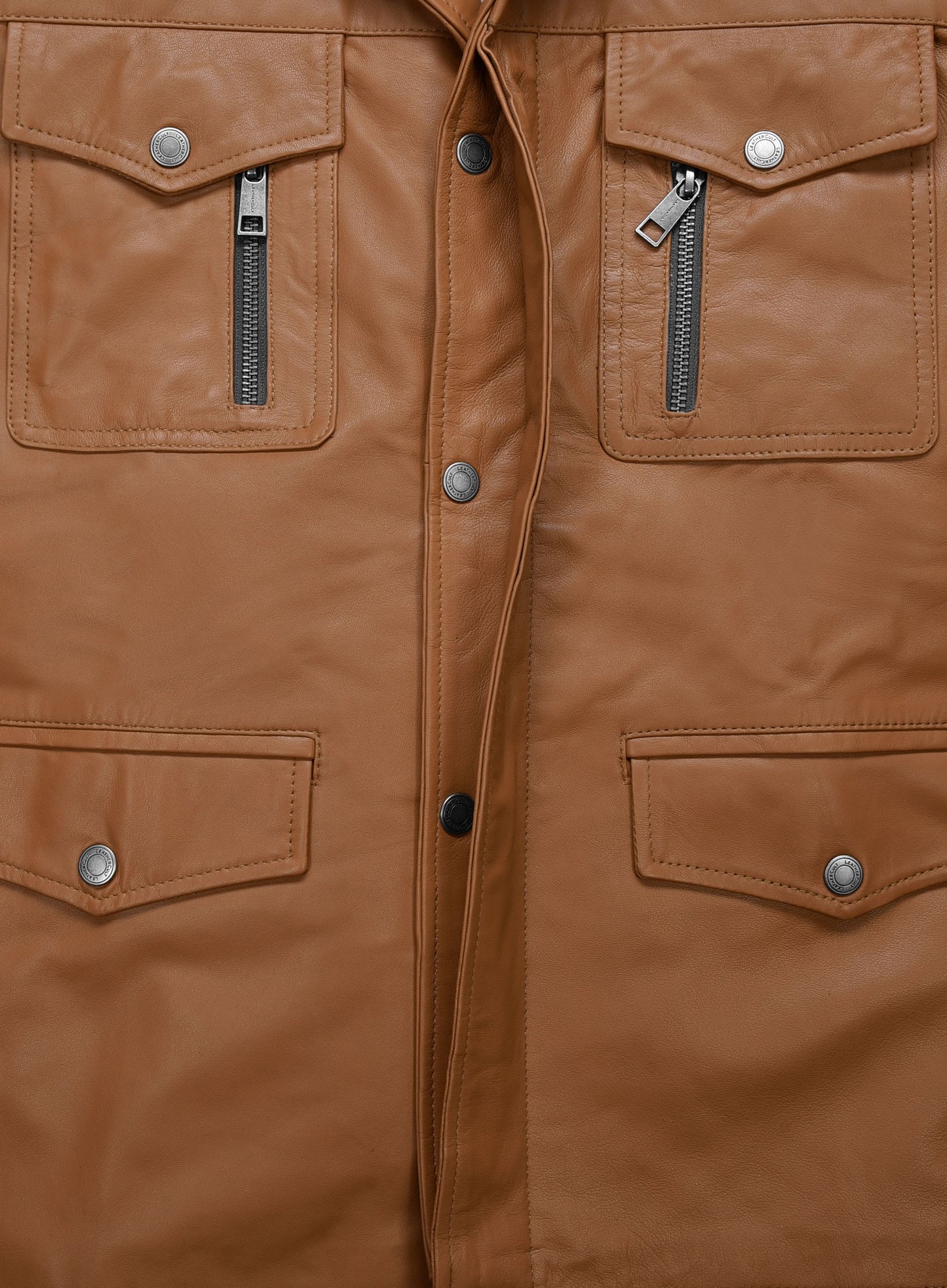 Soft Hunter Tan Leather Jacket # 621