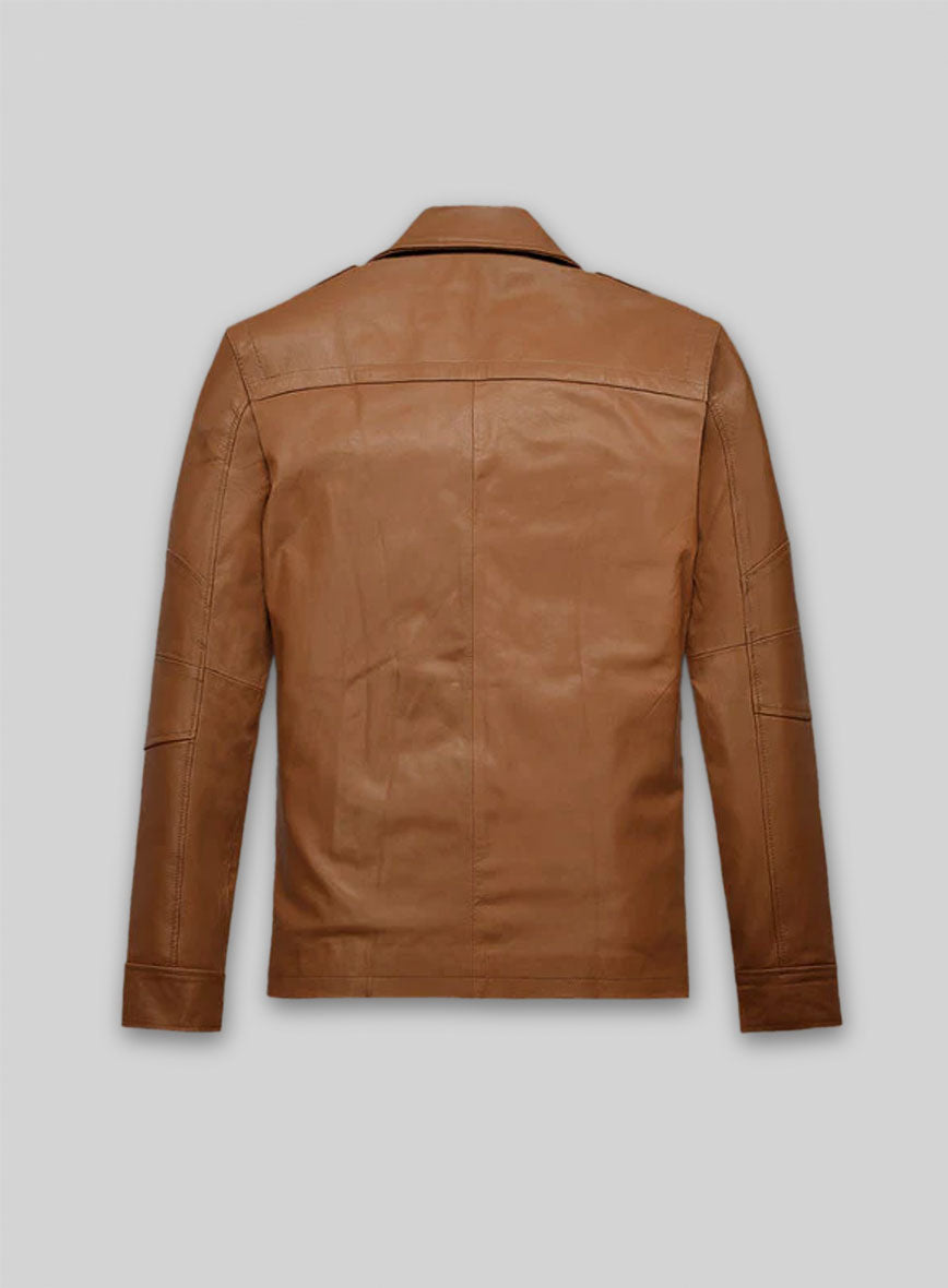 Soft Hunter Tan Leather Jacket # 621