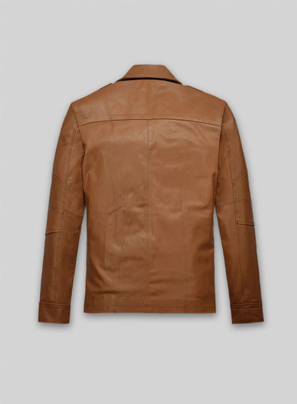 Soft Hunter Tan Leather Jacket # 621