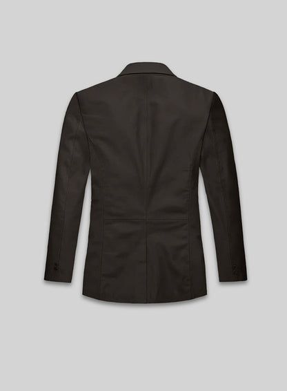 Soft Louis Brown Leather Blazer