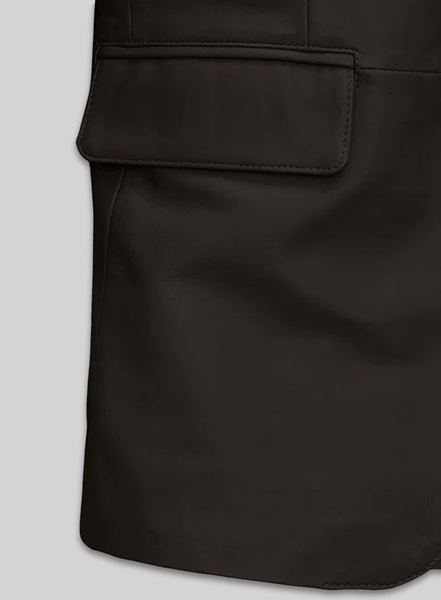 Soft Louis Brown Leather Blazer