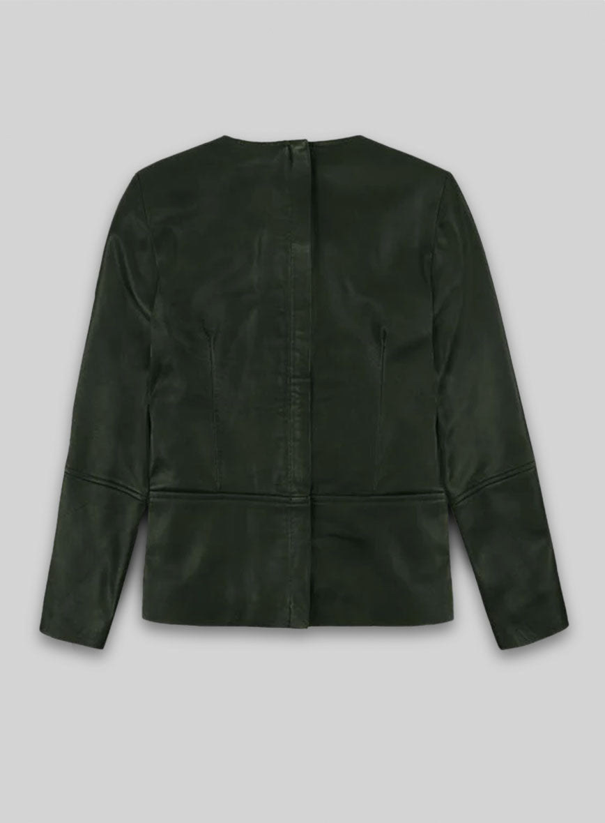 Soft Deep Olive Leather Top Style # 63
