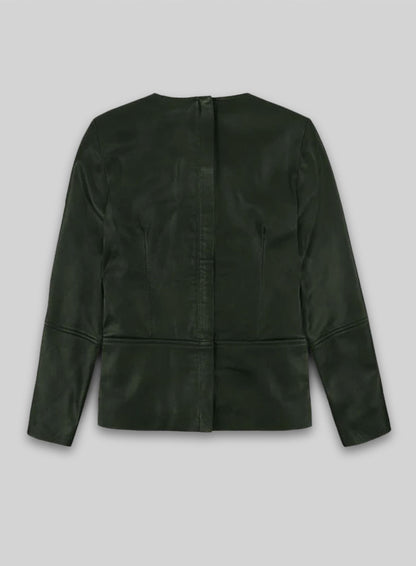 Soft Deep Olive Leather Top Style # 63