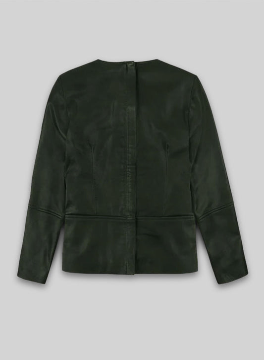 Soft Deep Olive Leather Top Style # 63