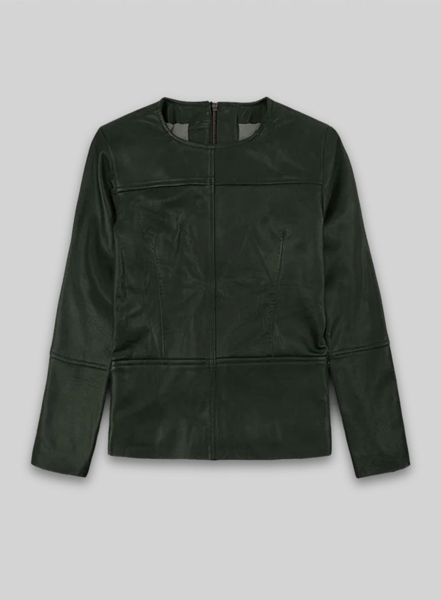 Soft Deep Olive Leather Top Style # 63