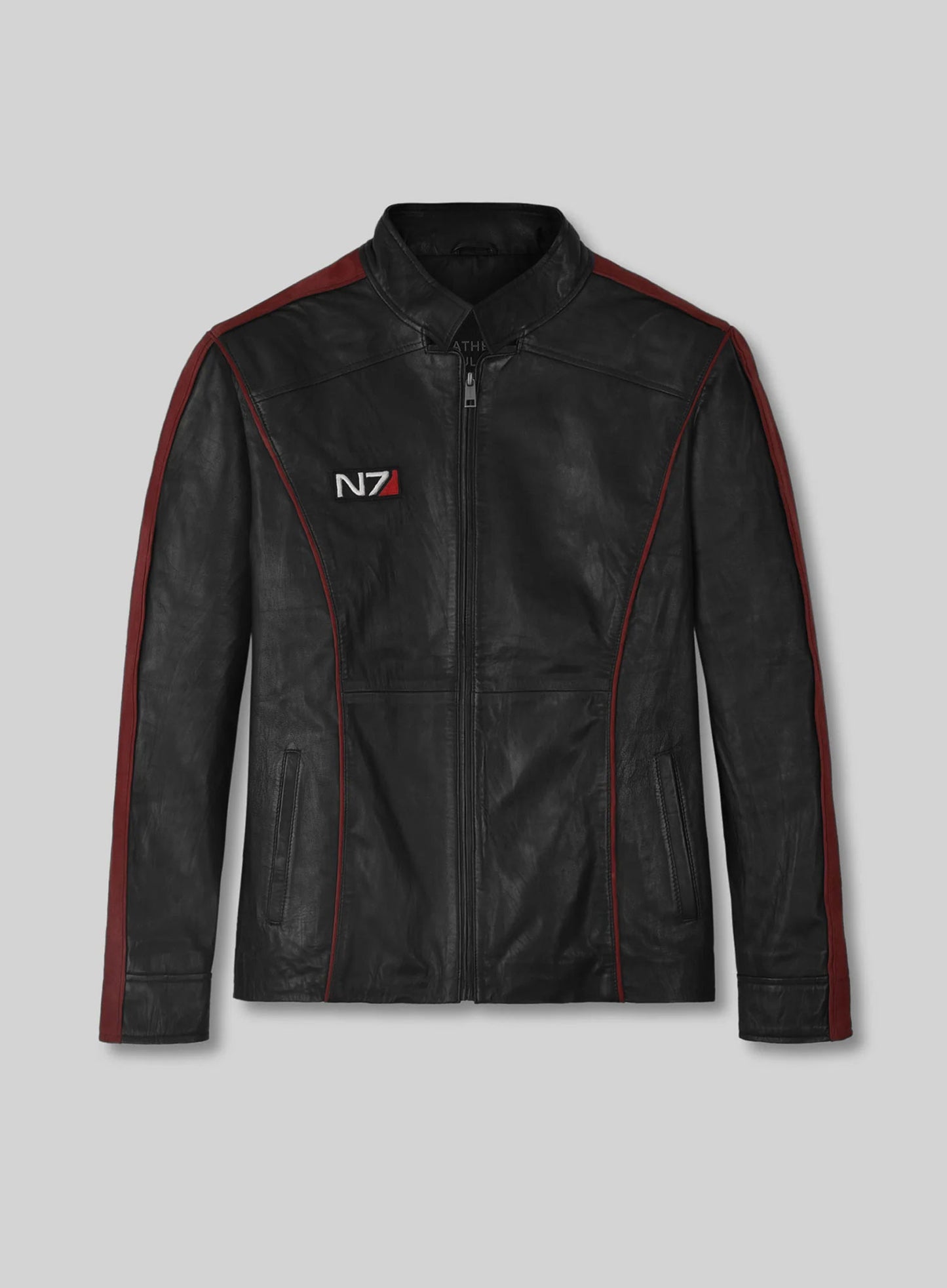 Soft Rich Black Washed & Wax Mass Effect 3 Leather Jacket