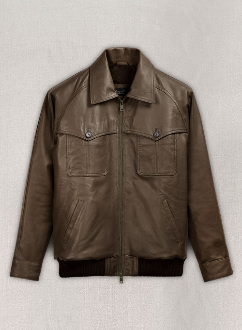 Soft Scottish Brown David Leather Jacket #2 - LeatherCult