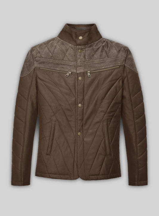 Soft Scottish Brown Leather Jacket #635