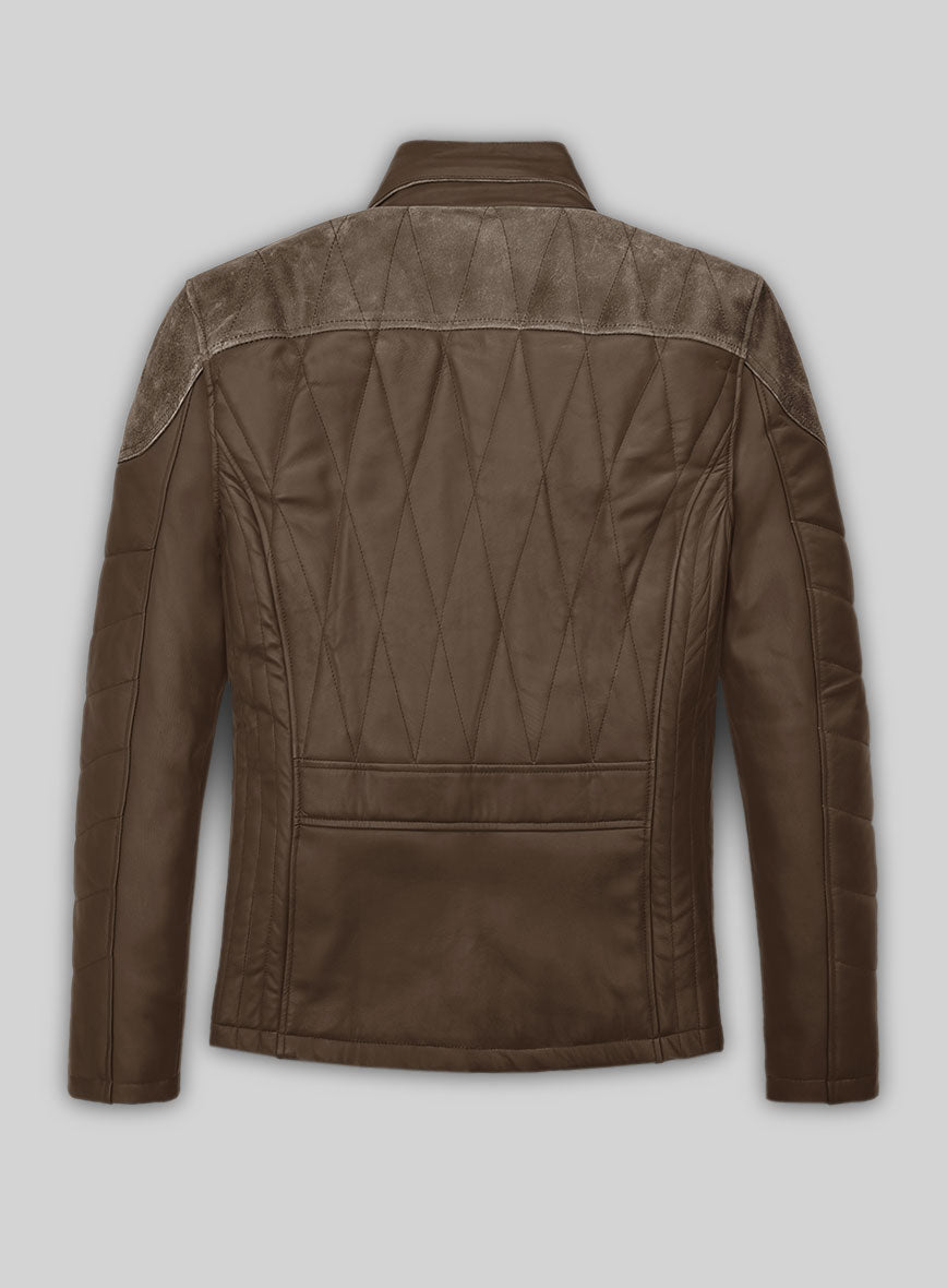 Soft Scottish Brown Leather Jacket #635