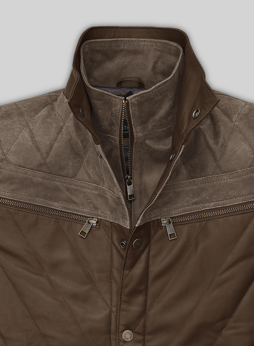 Soft Scottish Brown Leather Jacket #635