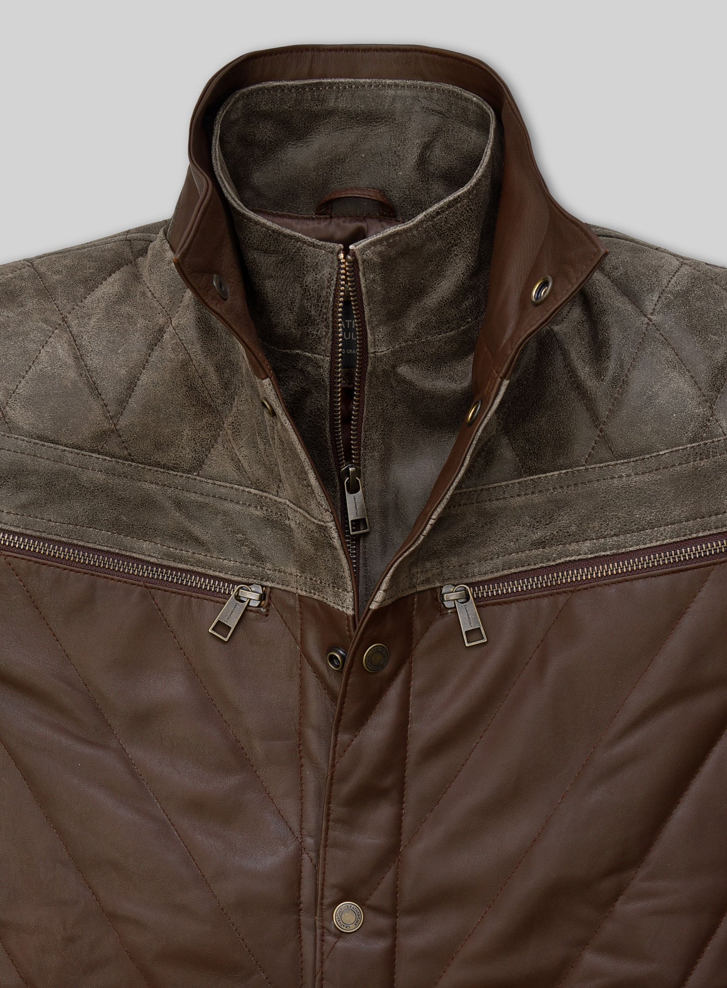 Scottish Brown Lambskin Leather Jacket #635