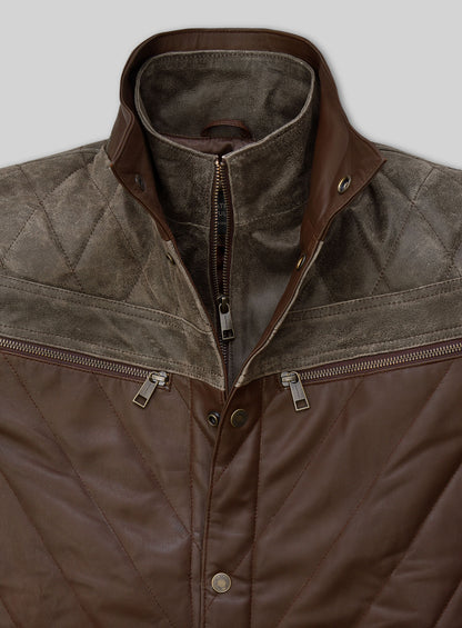 Scottish Brown Lambskin Leather Jacket #635