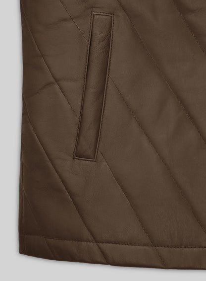 Soft Scottish Brown Leather Jacket #635