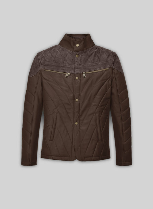 Soft Scottish Brown Leather Jacket #635