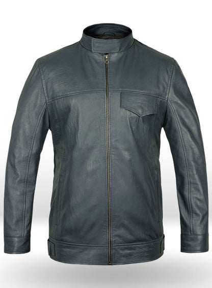 Soft Sherpa Gray Washed & Wax Shia Labeouf Transformers 3 Jacket - LeatherCult