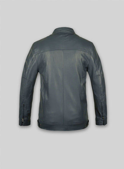 Soft Sherpa Gray Washed & Wax Shia Labeouf Transformers 3 Jacket